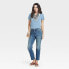 Фото #2 товара Women's High-Rise Slim Straight Fit Jeans - Universal Thread
