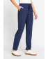 ფოტო #6 პროდუქტის Women's Lisa Fit Straight Leg Jersey Knit Drawstring Waist Pant