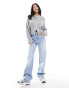 Фото #2 товара Stradivarius Petite 90s baggy dad jean in light blue