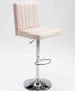 Фото #1 товара Yorkie Upholstered Modern Swivel Bar Stool, Set of 2