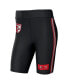 Women's Black San Francisco 49ers Biker Shorts