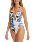 Women's U-Wire Printed One-Piece Swimsuit