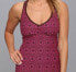 Next Athena Womens Swimwear Pink Brown Paisley Design Tankini Top Size 32