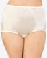 Кружевные трусы Vanity Fair Lace Nouveau Nylon Brief Underwear 13001, расширенные размеры Candleglow (Nude 5), 9 - фото #1