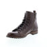 Bed Stu Old Bowen F479014 Mens Brown Leather Lace Up Casual Dress Boots 11.5