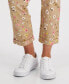 Women's Floral-Print Ditsy Hampton Chino Rolled-Cuff Pants