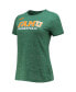 ფოტო #3 პროდუქტის Women's x LeBron James Heathered Green Florida A M Rattlers Basketball Varsity T-shirt