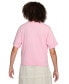 ფოტო #3 პროდუქტის Women's Cotton Sportswear Graphic T-Shirt