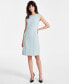 ფოტო #1 პროდუქტის Women's Cap-Sleeve Sheath Dress