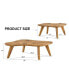 Modern Wood Coffee Table, Cloud Shape, Multipurpose