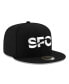 Фото #3 товара Men's Black Seattle Sounders FC Core 9FIFTY Snapback Hat