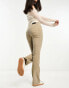 Фото #2 товара ONLY cord flared trousers in taupe