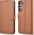 Фото #1 товара iCarer iCarer Haitang Leather Wallet Case skórzane etui do Samsung Galaxy S22+ (S22 Plus) portfel obudowa pokrowiec brązowy (AKSM05BN)