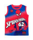 Фото #5 товара Boys Spider-Man Miles Morales Mesh Jersey Tank Top Shirt and Basketball Shorts to