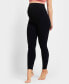 Фото #4 товара Women's Maternity Seamless Over Bump Leggings