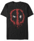 Marvel Men's Deadpool Splatter Icon, Short Sleeve T-Shirt Черный, S - фото #2