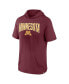 Фото #3 товара Men's Maroon Minnesota Golden Gophers Outline Lower Arch Hoodie T-shirt