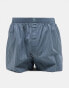 Фото #1 товара Calvin Klein unisex Cotton Poplin slim boxer short in blue