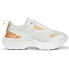 Фото #2 товара Puma Kosmo Rider Tech Lace Up Womens White Sneakers Casual Shoes 38987801