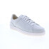 Фото #3 товара Clarks Tormatch 26161902 Mens White Leather Lifestyle Sneakers Shoes