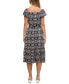 ფოტო #2 პროდუქტის Women's Printed Matte Jersey Dress