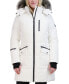 Фото #1 товара Women's Faux-Fur-Trim Hooded Puffer Coat