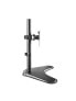 Фото #8 товара V7 Free Standing Desk Stand Single Display 13 to 32" - with Tilt - Rotate and Swivel Function - Detachable VESA 100 x 100, - Freestanding - 8 kg - 33 cm (13") - 81.3 cm (32") - 100 x 100 mm - Black