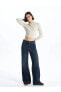 Фото #1 товара LCW Jeans Wideleg Kadın Jean Pantolon