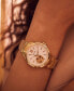 ფოტო #4 პროდუქტის Women's Automatic Classic Sutton Gold-Tone Stainless Steel Bracelet Watch 35mm