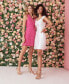 ფოტო #3 პროდუქტის Women's Lace Tuxedo Sleeveless Dress