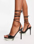 Фото #1 товара ALDO Bossis platform heeled sandals with clear sole in black