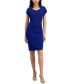 Фото #3 товара Women's Notch-Neck Sheath Dress