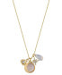 ფოტო #1 პროდუქტის Multi Stone Star and Moon Necklace