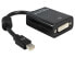 Фото #1 товара Delock Adapter mini Displayport - 0.18 m - Mini DisplayPort - DVI-I - Male - Female - Black