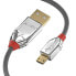 Фото #1 товара Кабель Micro USB LINDY 36653 Серый