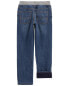 Фото #15 товара Kid Drawstring Pull-On Jeans - Dark Blue 4