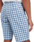 Фото #5 товара Men's Twill Gingham Shorts