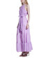 Women's Plisse Halter Tiered Maxi Dress