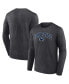 Фото #1 товара Men's Heather Charcoal Penn State Nittany Lions Campus Long Sleeve T-shirt