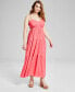 Фото #1 товара Women's Side-Cutout Tiered Maxi Dress