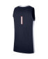 Фото #4 товара Мужская майка Nike Virginia Cavaliers Replica Баскетбольная Jersey с номером #1 синего цвета