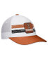 Men's White, Burnt Orange Texas Longhorns Retro Fade Snapback Hat