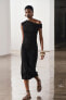 Фото #8 товара Платье миди асимметричного кроя ZARA