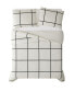 Kurt Windowpane Twin XL Duvet Set