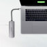 Фото #4 товара AXAGON HMC-5 USB-C-Hub, 2x USB-A, HDMI, 2x USB-C 3.2 Gen 1, 1x SD, 1x microSD, silber