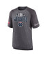 Фото #3 товара Men's Heathered Gray Washington Wizards 2022 Noches Ene-Be-A Core Shooting Raglan T-shirt