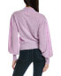 Фото #2 товара Свитер Brodie Cashmere Bonny Bobble Cashmere для женщин фиолетового цвета размер Xs