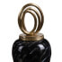 Фото #3 товара Китайская ваза BB Home Кувшин 18 x 18 x 58 см Стеклянный Чёрный Позолоченный Металл