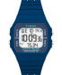 ფოტო #1 პროდუქტის Unisex Digital Ironman Classic Silicone Blue Watch 40mm