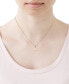 ფოტო #2 პროდუქტის Opal (3/8 ct. t.w.) & Diamond Accent 18" Pendant Necklace in 14k Gold